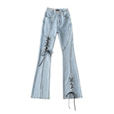Women Jeans Hot Girl Slim Flare Pants
