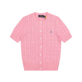 Ralph Lauren Knitted sweaters Ralph Lauren Knitted Short Sleeved Shirt RL Ralph Pony Standard POLO Short Sleeve Knitted Sweater Cardigan T-Shirt