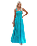 Women Dress Summer Lace-up Temperament Dress