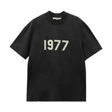Fear of God Essentials 1977 T-Shirt Double Line Printed Short Sleeve T-shirt