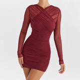 Women Dress Voile Transparent Sexy Hot Girl