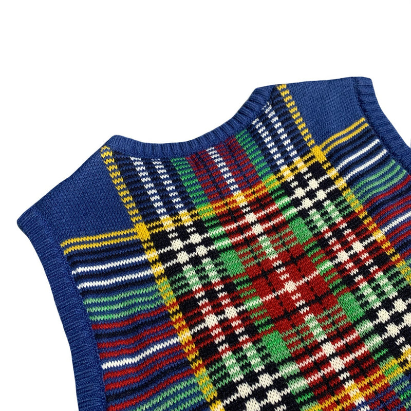 Kapital T Shirt Pingtian Hehong Retro Style Knitted Vest Sleeveless Vest Sweater