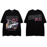 Men T-Shirt Racing Printing Vibe Loose