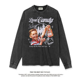 Unisex Long Sleeve Shirt Autumn/Winter Print Long Sleeve T-Shirt