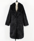 Women Fur Jacket Long Plush Warm Jacket