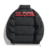 Unisex Coat Winter Stand-up Collar Cotton-Padded Coat Thickened Plaid