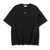 Off White T Shirts OW Letter Print Pattern Crew Neck Pullover Short Sleeves