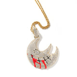 Jewelry ins wind moon pendant necklace trippie redd St. Valentine's
