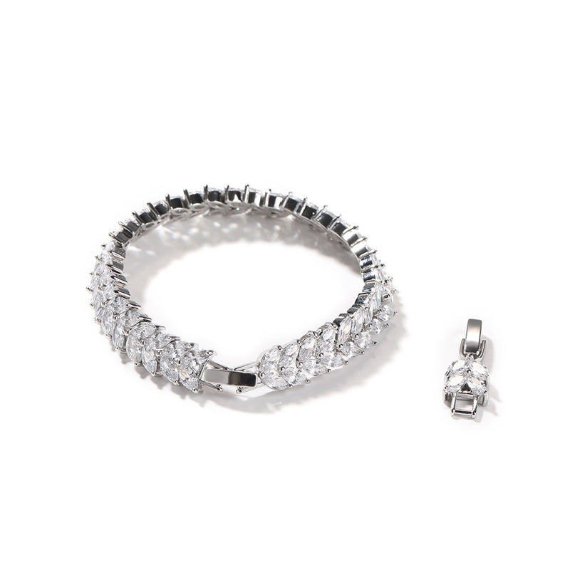 Bracelet Hip Hop Gummy Diamond Bracelet Fashion Metal Street St. Valentine's