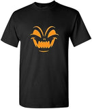 Vampire Pumpkin Smile Face Emoticon Funny Halloween Mens T-S