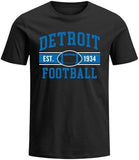 Waykingo Men's Clothing Gift Shirt Men's Short Sleeve T-Shirt Adult Sports Fan Football Shirt