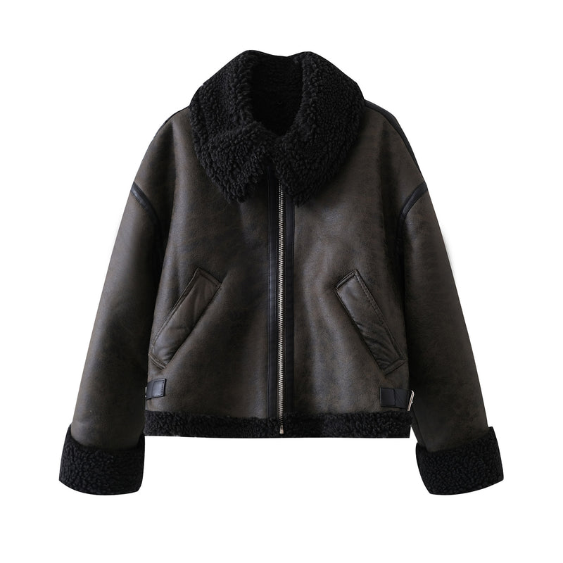 Women Cotton Coat Thicken Thermal Fleece Jacket