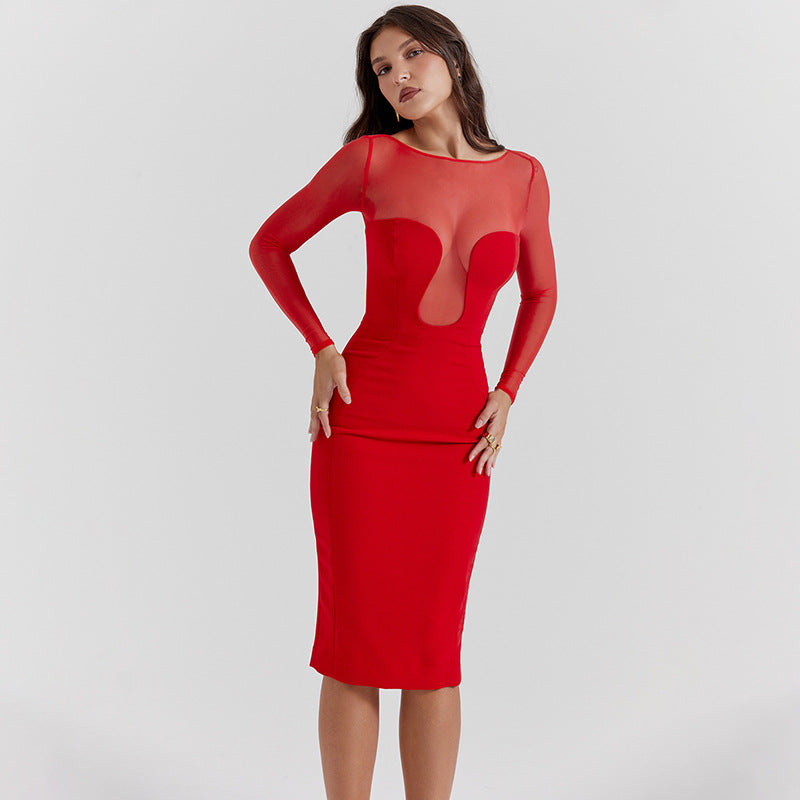 Women Dress Sexy Hot Girl Temperament Dress