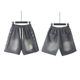 Hellstar Shorts Wash Black Old Casual Shorts Hot Pants