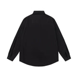 Men Long Sleeved T Shirt Dark Style Spider Print Long Sleeve Shirt Men's High Street Hot Drilling Spring and Autumn Coat