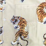 GUILTYPARTIES TIGER Shirts Hawaiian short-sleeved shirts