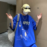 Men T Shirt Vintage Summer Oversize