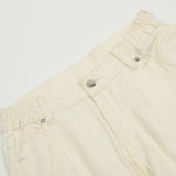 Men Jeans Workwear Pure Color All-Matching Multi-Pocket Loose