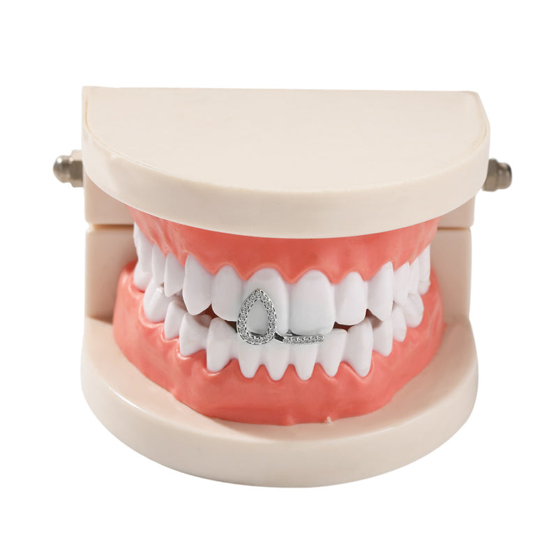 Grillz Single Hollow Diamond Braces HIPHOP Spectrum