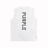 Purple Brand Tank T Shirts Sleeveless T-shirt Vest