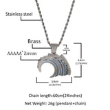 Jewelry Diamond Wave Hipster Pendant ins Pendant Spectrum St. Valentine's Jesus Pieces