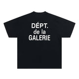 Gallery Dept T-Shirt Alphabet Slogan Short Sleeve T-Shirt