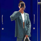 Women Co-Ords Fall Winter Coat Trousers