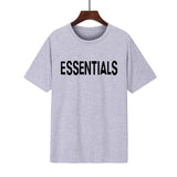 Fear Of God Fog T Shirt Essentials Double Line Letter Loose High Street Short Sleeve T-shirt For Men