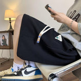 Men Beach Shorts Waffle Summer Loose Leisure Sports