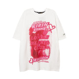 Men T-Shirt Retro Summer Couple Print