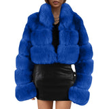 Women Fur Jacket Casual Fashion Short Coat