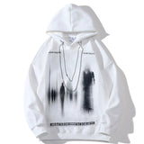 Men Fleece Lined Hoodie Hooded Sweater Men's Winter Clothes Loose Thick Warm Pullover