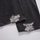 Men Jeans Loose Hole Punk Distressed