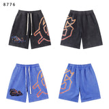 Godspeed Shorts Summer GOD Racing Letter Pattern Casual Loose Shorts