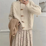 Women Knitted Cardigan Vintage