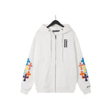 CHH Chrome Heart Hoodie Croix Tires Zip Cardigan Hooded Sweater