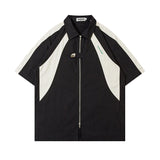 Short Sleeve Shirt Fashion Preppy Style Teenagers