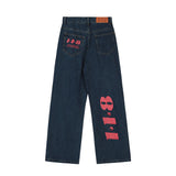 Men Jeans 118 Pattern Print Casual Loose