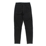 Men Jeans Punk Pleated Slim Fit Patchwork