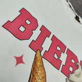 Drew House Sweatshirts Unisex Ice Cream Pattern Fleece Crew Neck Sweater