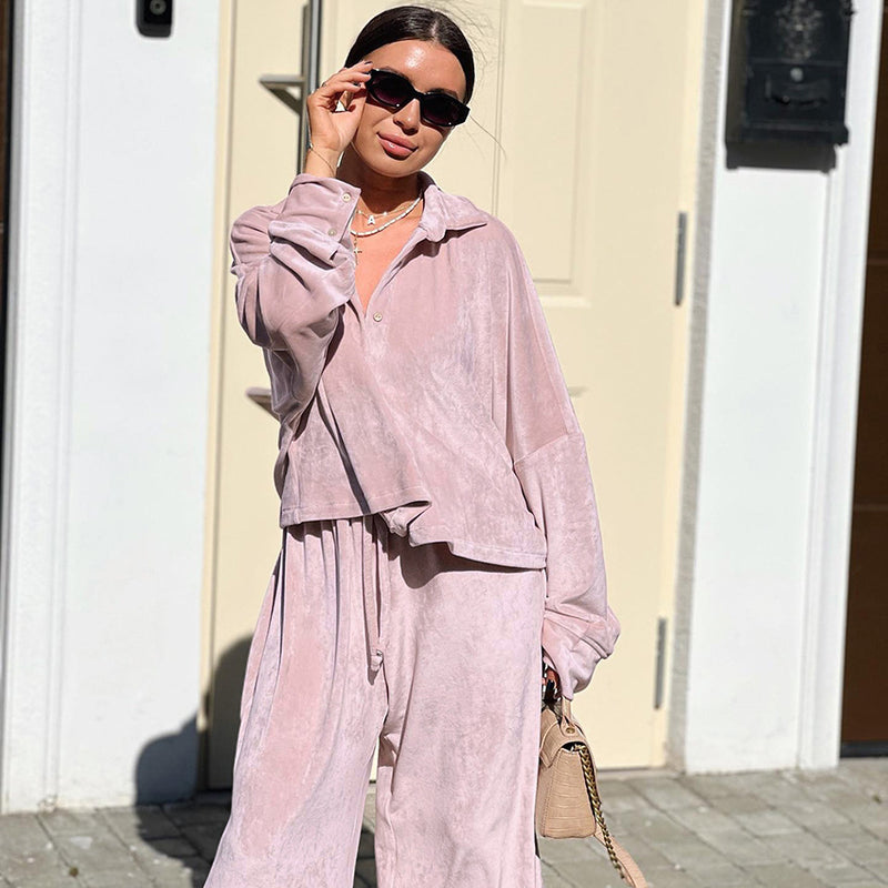 Women Co-Ords Spring Warm Suit Two-Piece Fashion