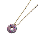Jewelry Zircon Donut Pendant Colored Zircon Spectrum St. Valentine's