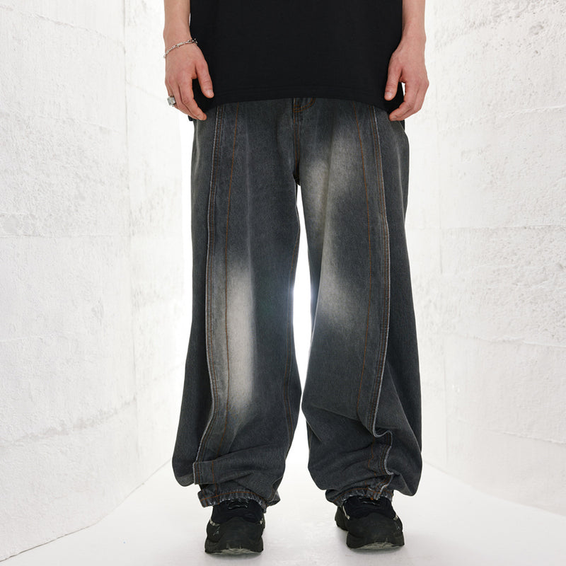 Men Jeans Old Hip Hop Niche Personality