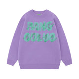 Women Sweater Couple Knitted Sweater Men and Women