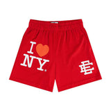 Eric Emanuel EE Shorts I Love New York Mesh Shorts Quick Drying Basketball Speedos