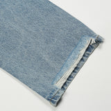Men Jeans Old Irregular Loose Trendy