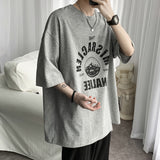 Men T Shirt Loose All-Match Casual