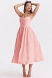 Women Dress Sexy Backless Spaghetti Straps Gentle Dress