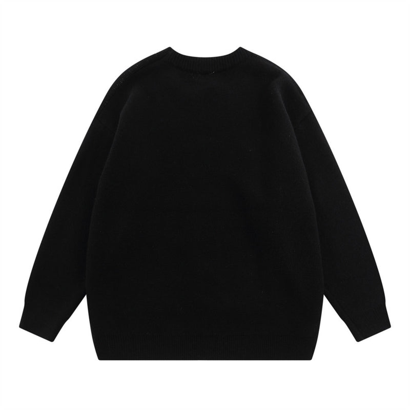 Men Sweater Broken Sense English Brocade Sweater