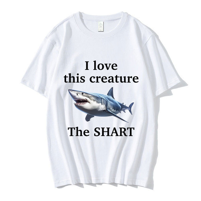 I Love This Creature The Shart Shark Funny Meme T Shirts Men